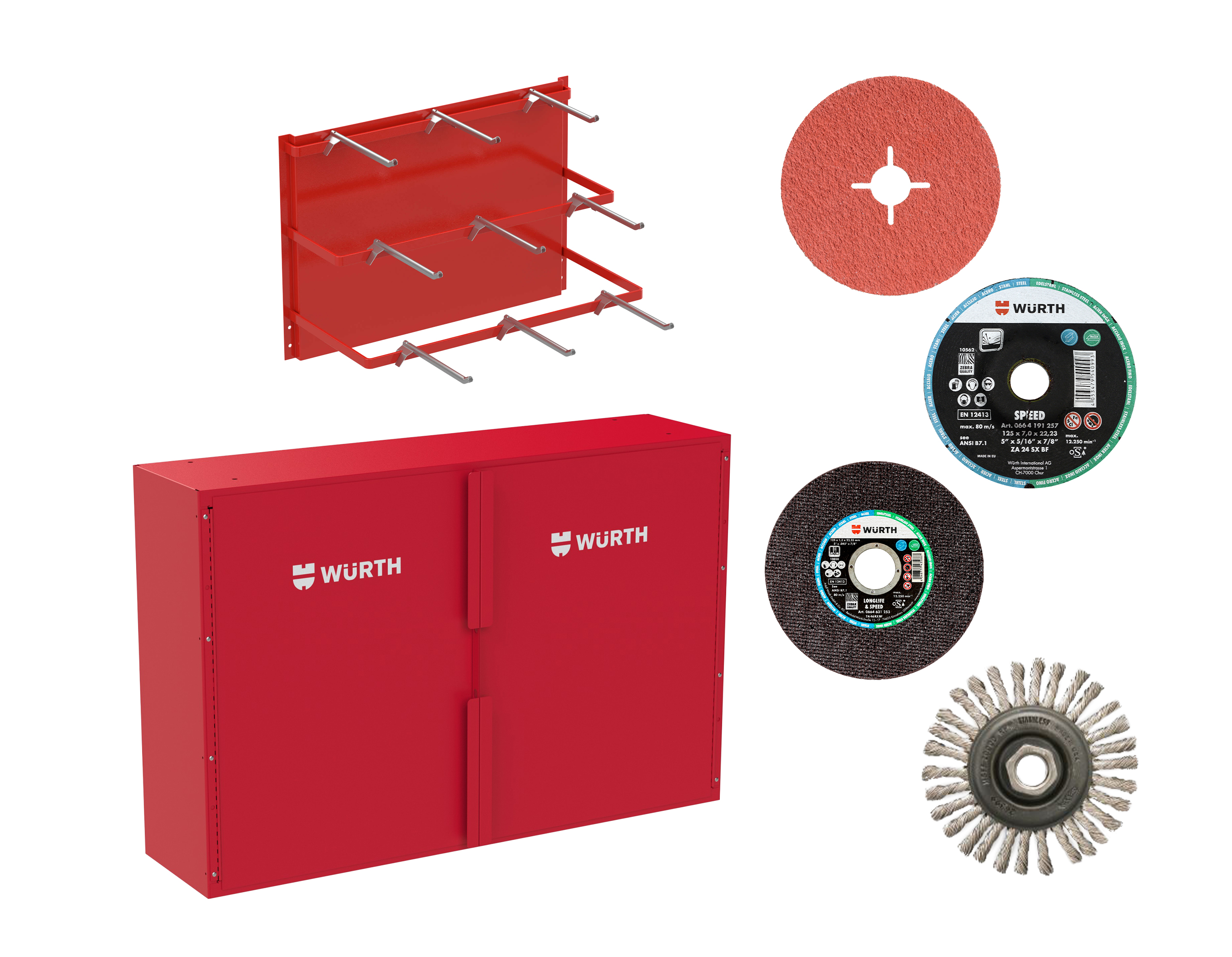 6-INCH ABRASIVE KIT - 140 PCs